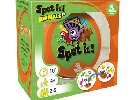 Spot It! Jr Animals: Card Game for Kids